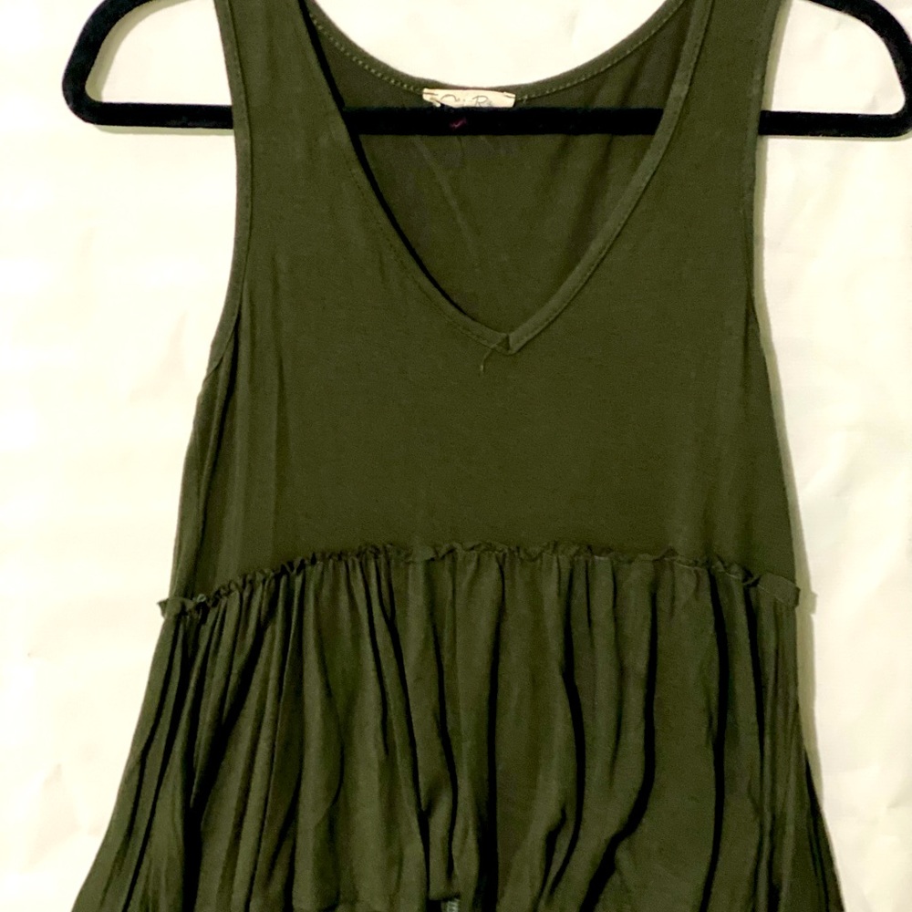 Olivia Rae Olive Green dress. Size medium.